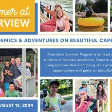 Summer at Riverview offers programs for three different age groups: Middle School, ages 11-15; High School, ages 14-19; and the Transition Program, GROW (Getting Ready for the Outside World) which serves ages 17-21.⁠
⁠
Whether opting for summer only or an introduction to the school year, the Middle and High School Summer Program is designed to maintain academics, build independent living skills, executive function skills, and provide social opportunities with peers. ⁠
⁠
During the summer, the Transition Program (GROW) is designed to teach vocational, independent living, and social skills while reinforcing academics. GROW students must be enrolled for the following school year in order to participate in the Summer Program.⁠
⁠
For more information and to see if your child fits the Riverview student profile visit dzjr.net/admissions or contact the admissions office at admissions@dzjr.net or by calling 508-888-0489 x206